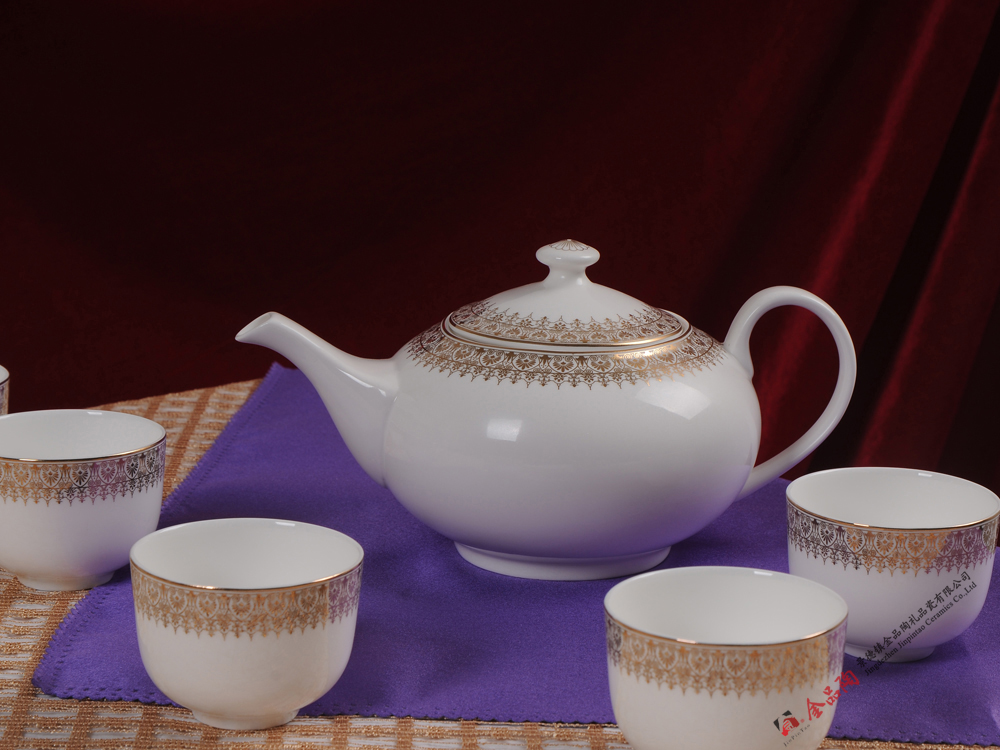 7頭茶具（帝王苑、微波爐金）