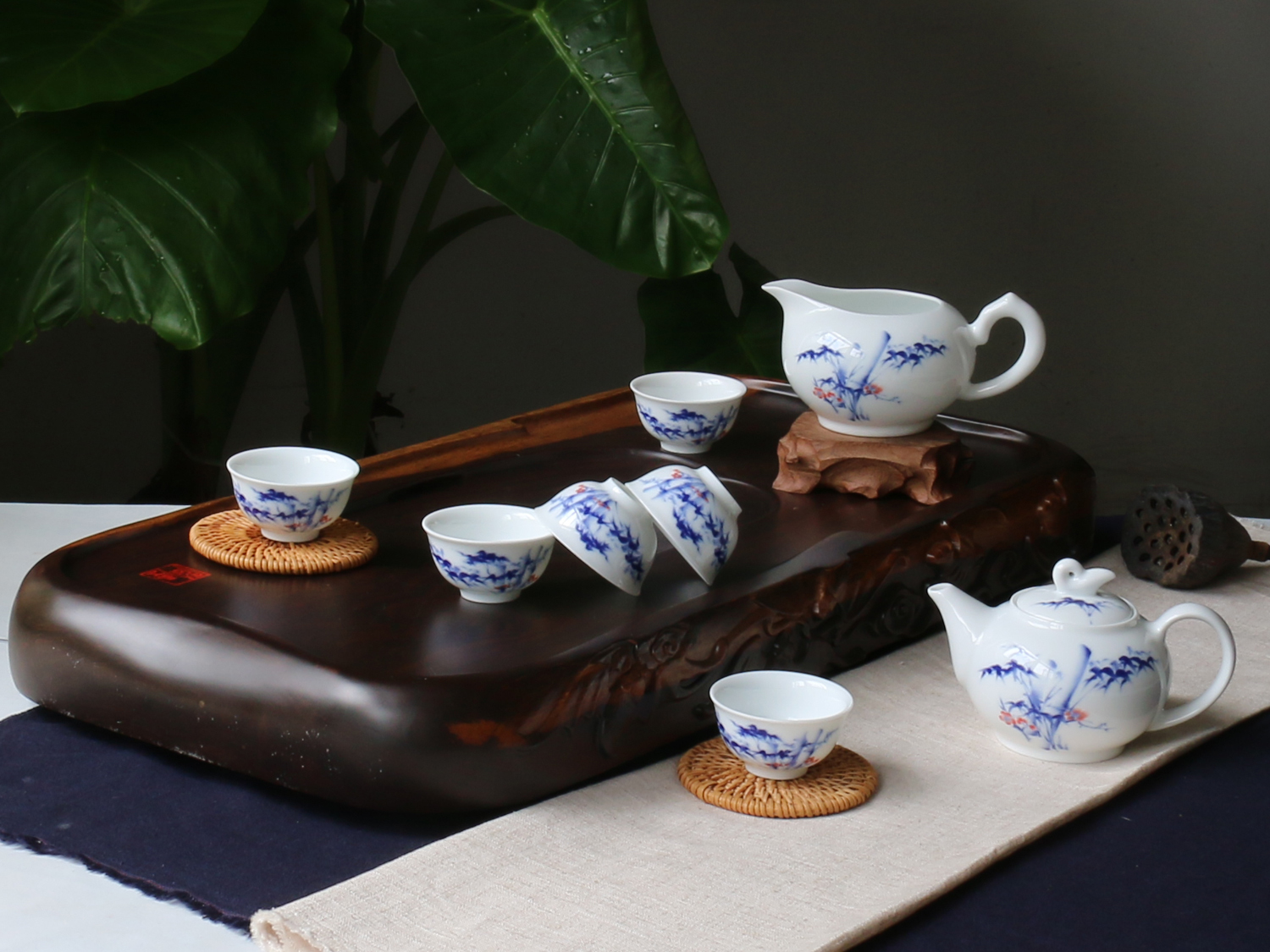 8頭釉中茶具--高風亮節(jié)